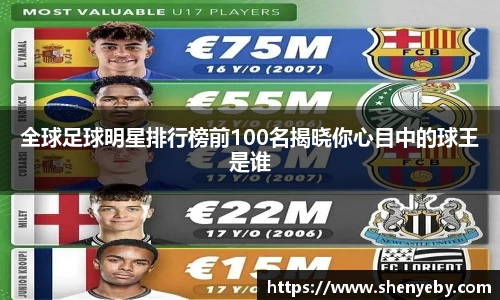 全球足球明星排行榜前100名揭晓你心目中的球王是谁
